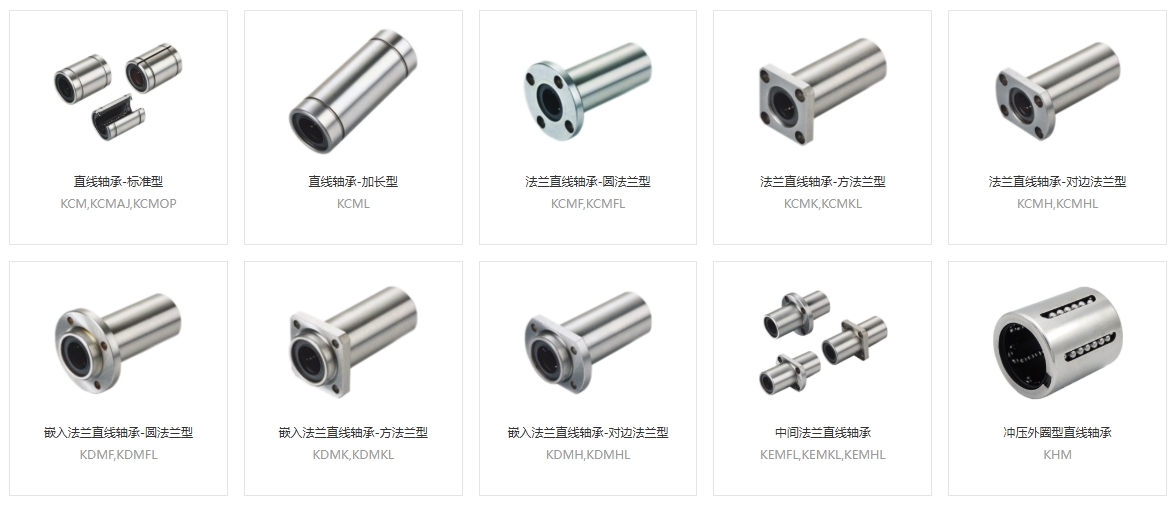 直線軸承，軸承震動，軸承加工